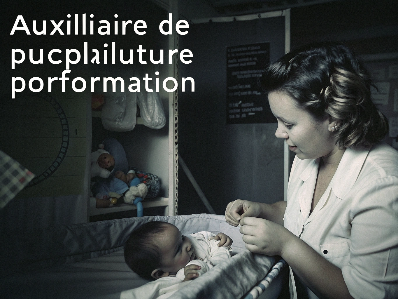 Salle de formation pour futures auxiliaires de puériculture