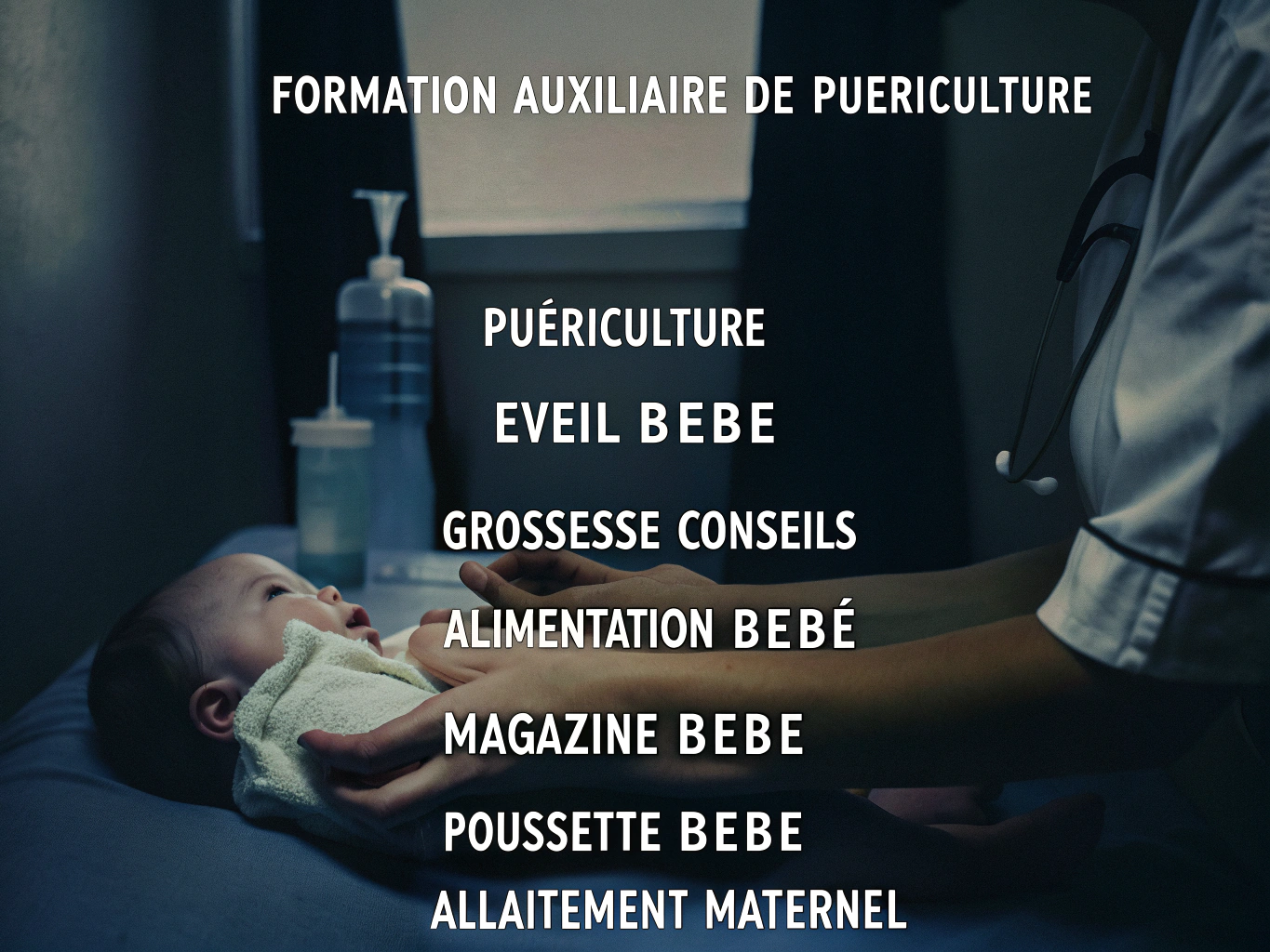 Groupe d'étudiantes en formation auxiliaire de puériculture