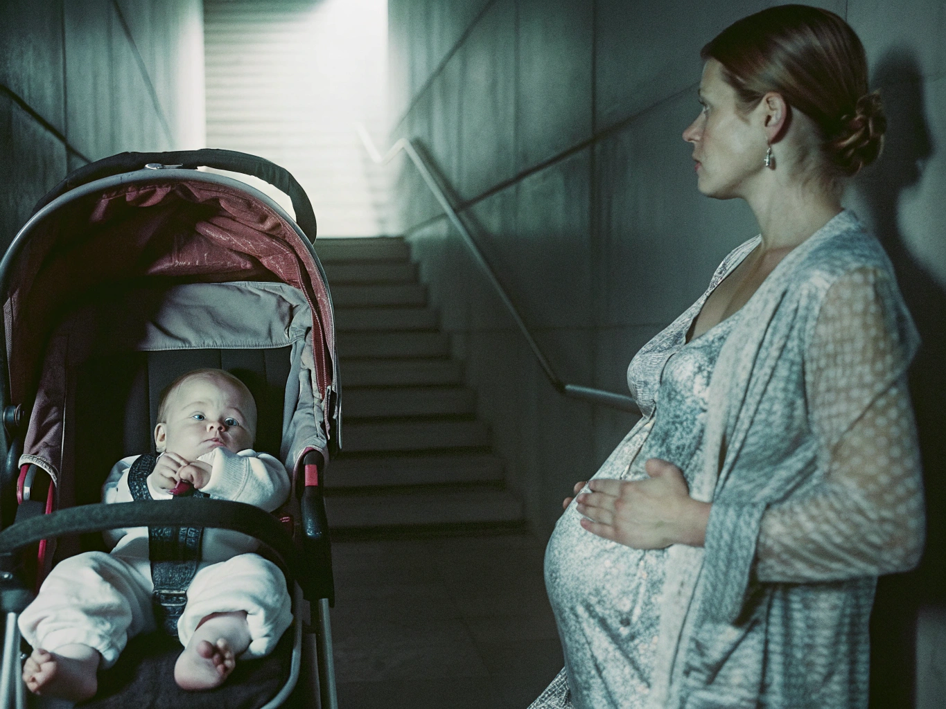 Rayon poussettes et sièges auto dans un magasin de puériculture